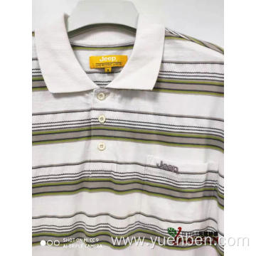 100%Cotton YD Jacquard Short Sleeve Shirts